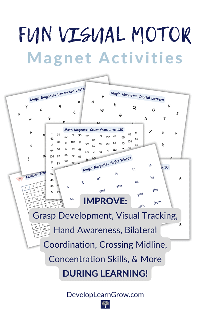 Occupational Therapy Visual Tracking Activities for Kids