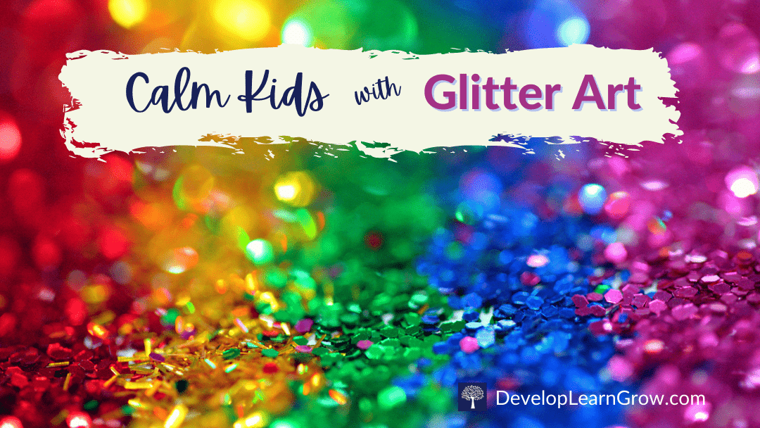 Glitter Glue Art Project for Kids