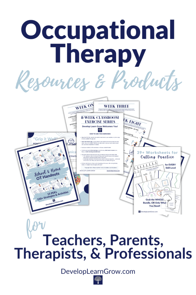 Develop Learn Grow Products, occupational therapy products for parents and teachers