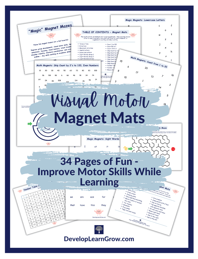 Occupational Therapy Visual Tracking Activities for Kids