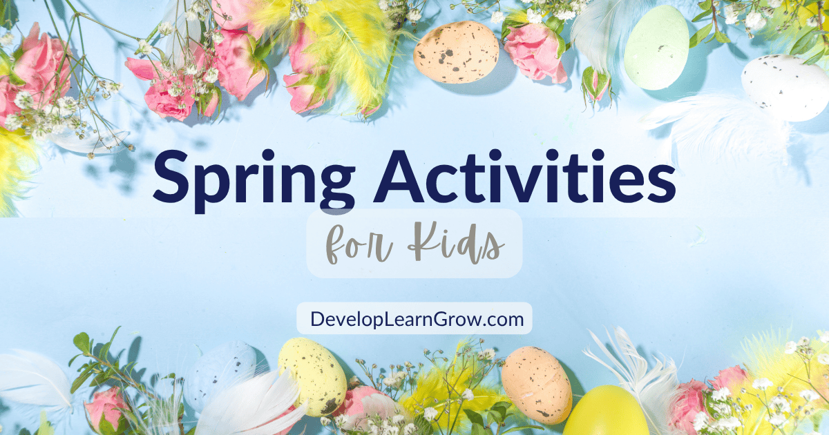 Spring Activities for Kids, Outdoor Activities for Kids, Spring Crafts for Kids, Spring Fine Motor Activities